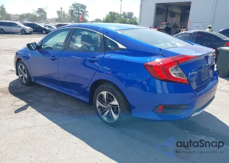 2020 Honda Civic Lx из США, поврежденный, VIN 19XFC2F65LE011273
